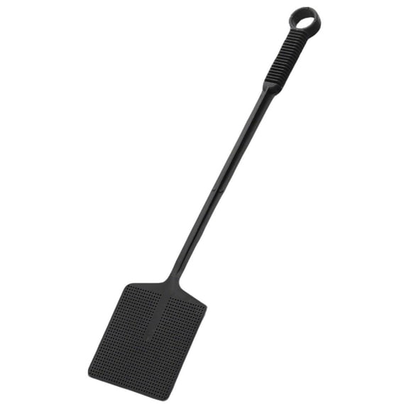 Fly Swatter - Large Durable Swat Head - Upgrade Plastic Flyswatter - Fly Swatter Heavy Duty for Indoor - Outdoor - Classroom Indoor & Outdoor - Black