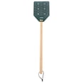thumbnail image 1 of Fly Swatter, Leather Fly Swat with Long Wood Handle and Hanging, Fly Catcher Insect Mosquito Wasp Pest Control for Indoor Outdoor Home Fly, Blackish Green, 1 of 9