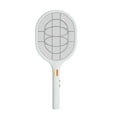 thumbnail image 1 of Fly Swatter Racquet Exterminator Racquet With Powerful Mesh Easy To Use Light Weight Indoor And Outdoor Use USB Charging Any for Carnivorous Live inside Potting Mix Squash Borer Fly4825 Shallow for, 1 of 9