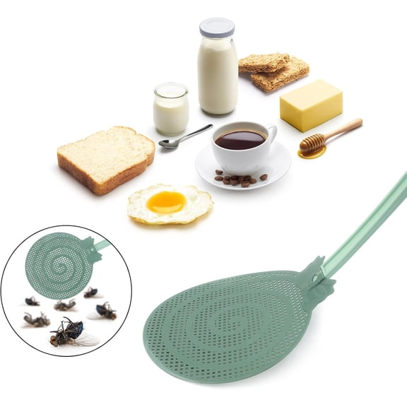 Fly Swatter for Indoors, FlySwatter, Fly Swatters Green 2PCS