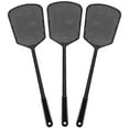 thumbnail image 1 of Fly Swatters-Flexible Heavy Duty Thick Fly Swatters with Bigger Paddle, Black 3 Pack, 1 of 4