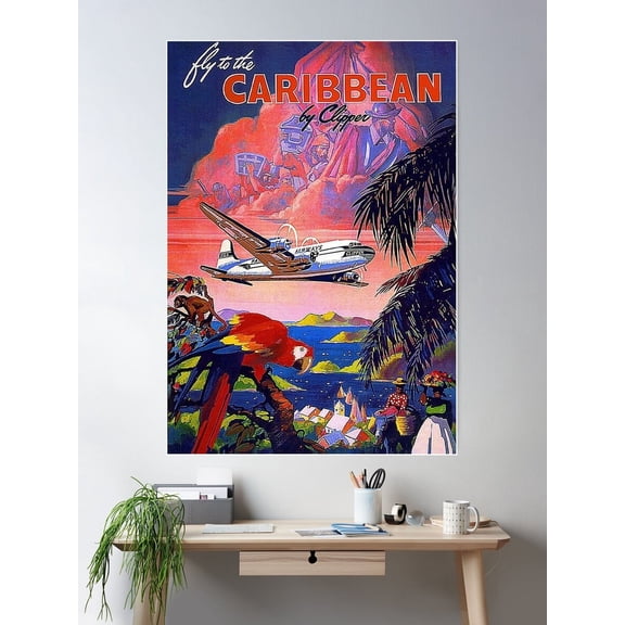 Fly To The Bird Poster Wall Art, Modern Wall Decor For Living Room Bedroom, 16x24 UNFRAMED