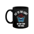 thumbnail image 1 of Fly To The Light, Butterfly Mug - Smartprints Designs,, 1 of 4