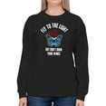 thumbnail image 1 of Fly To The Light, Butterfly Sweatshirt Women -Smartprints Designs, Female XX-Large, 1 of 4