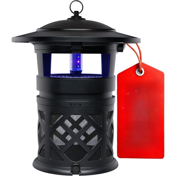 Fly Traps Outdoor - Mosquito & Flying Insect Killer for 1 Acre – Kills Mosquitoes, Flies, Gnats, Wasps - Bug Zapper Alternative - Black