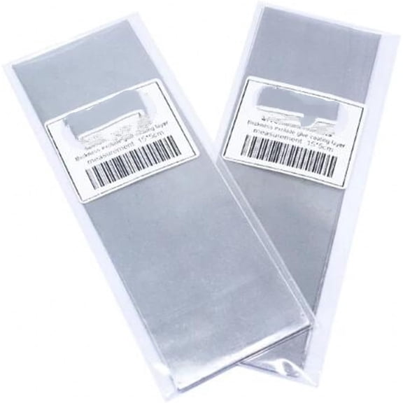 Fly Tying Adhesive Lead Sheet 5x15cm Thickness 0.15mm 0.25mm Lead foil Lead Zonker Tape Fly Tying Materials,2 Size, 4 Sheets, As Show