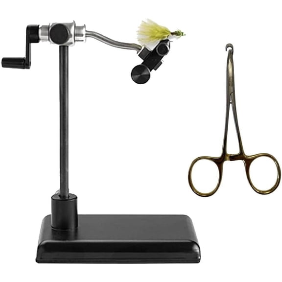 Fly Tying Ez Travel Rotary Vise with Pedestal Base Free Hook Remover