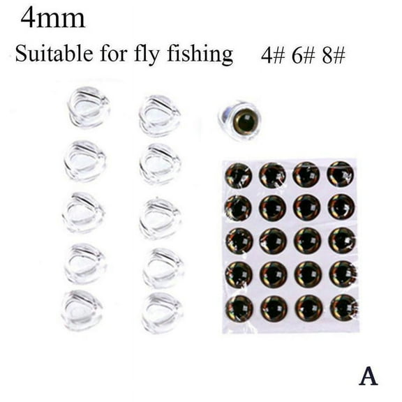 Fly Tying Fish Skull Head Flies with Eyes Fly Fishing Bait Nice Lure Making L1D2