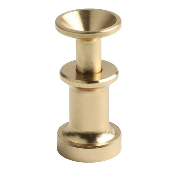 Fly Tying Hair Stacker Fishing Hair Feathers Brass Stacker Detachable Fly Tying Accessory Tackle For Aligning Fly Bundle Hairs