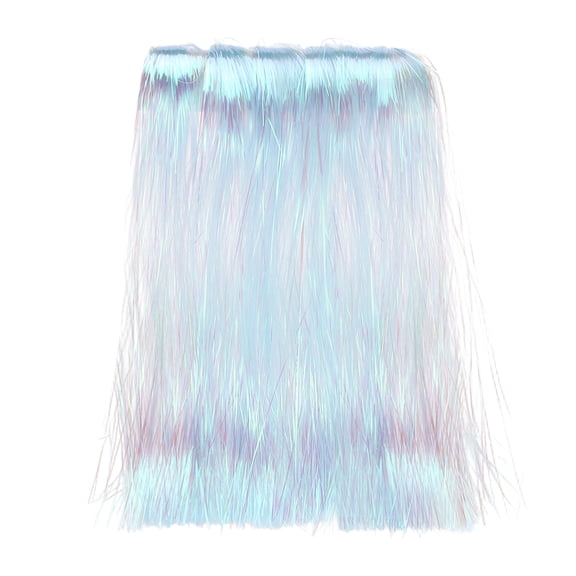 Fly Tying Materials, Crystal Flash Line Fly Tying Material Holographic Flash Sparkle Dry Streamer Tube String 10 Pcs & 12" & Light Blue for (Fishing Jig/Streamer Lure Making)