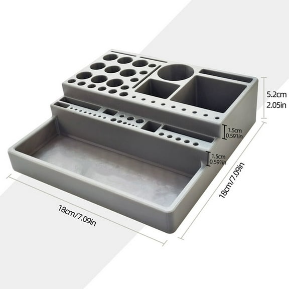 Fly Tying Station Fly Tying Tool Organizer Fly Tying Tool Accessory Storage Rack Fangkenuo