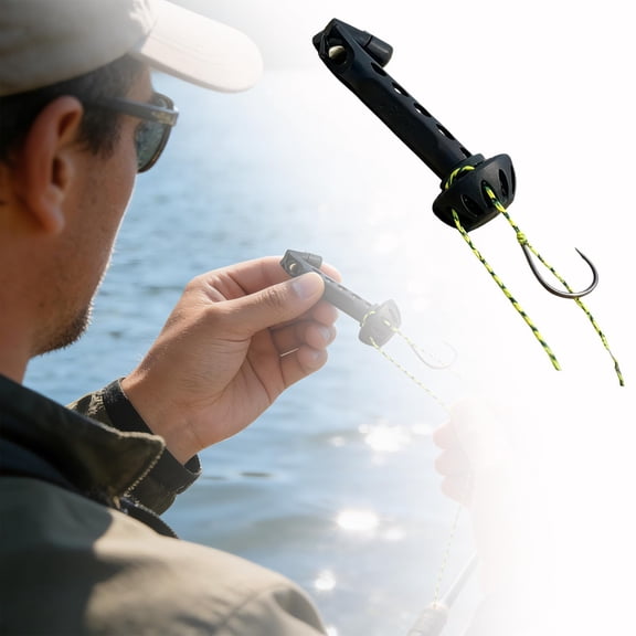 Fly Tying Tools, Fly Threader – Magnetic Fly Threader & Knot Tying Tool for Cold Hands and Low Light