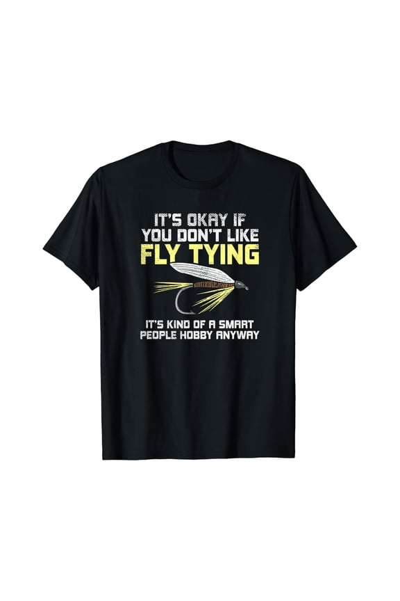 Fly Tying Trout Fishing Angler Design T-Shirt