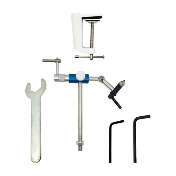 Fly Tying Vise,Rotary Fly Tying Vise Fishing Flies Tying Tool,Fly Gears 360 degree Rotation Multiple Adjustments,C Clamps Tying Vise with Steel Hardened Jaw,Handy Fly Hooks Tool for Beginner