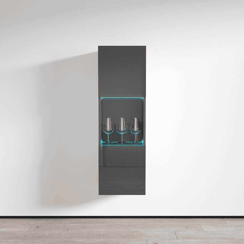 Flying Bookcase Fly Type-22 Wall Mounted Floating Bookcase Cabinet - Walmart.com