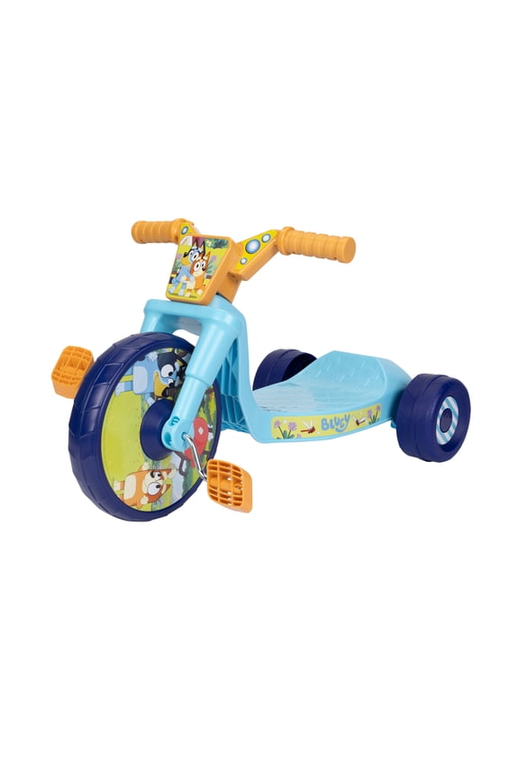 Fly Wheel Bluey Junior Cruiser Tricycle with 10 inch Front Wheel Child 2 to 4 Years