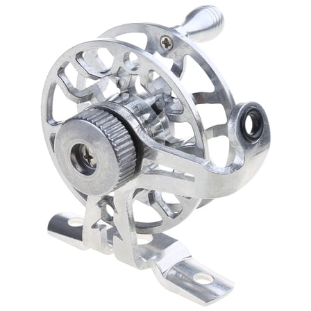 Fly Wheel Lightweight Fishing Tackle For Trout Pike, Fly Reel, 53mm/50g All Metal Fishing Reel with Upgraded Base
