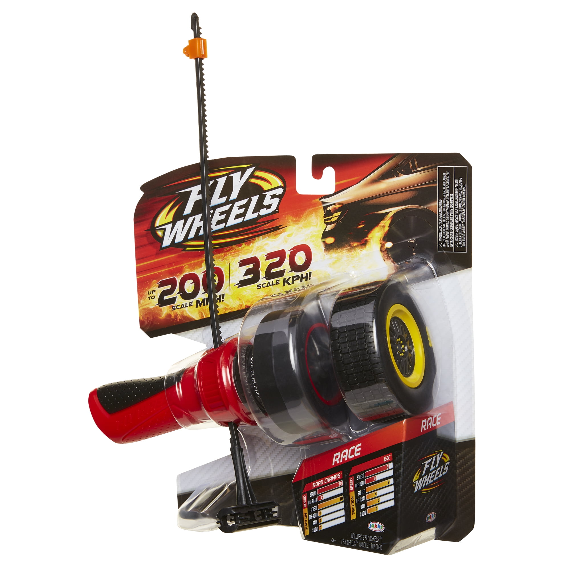 Fly Wheels Launcher 2 Moto Wheels Rip it up to 200 Scale MPH Fast Speed Amazing Stunts Jumps up to 30 feet All Terrain Action dirt mud water snow One of the hottest wheels around Walmart
