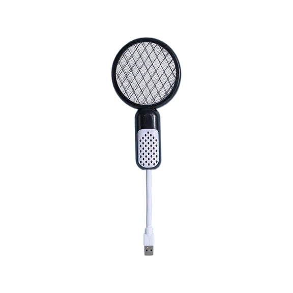Fly Zapper Indoor Electric Bug Catcher Multi Functional Mini Electric Swatter Mosquito Killer Lamp,Rechargeable Flying Insect Killer 9.7cm*17cm 1pc