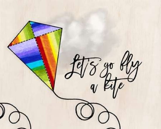 Fly a Kite Canvas Art - Amy Cummings (24 x 30)