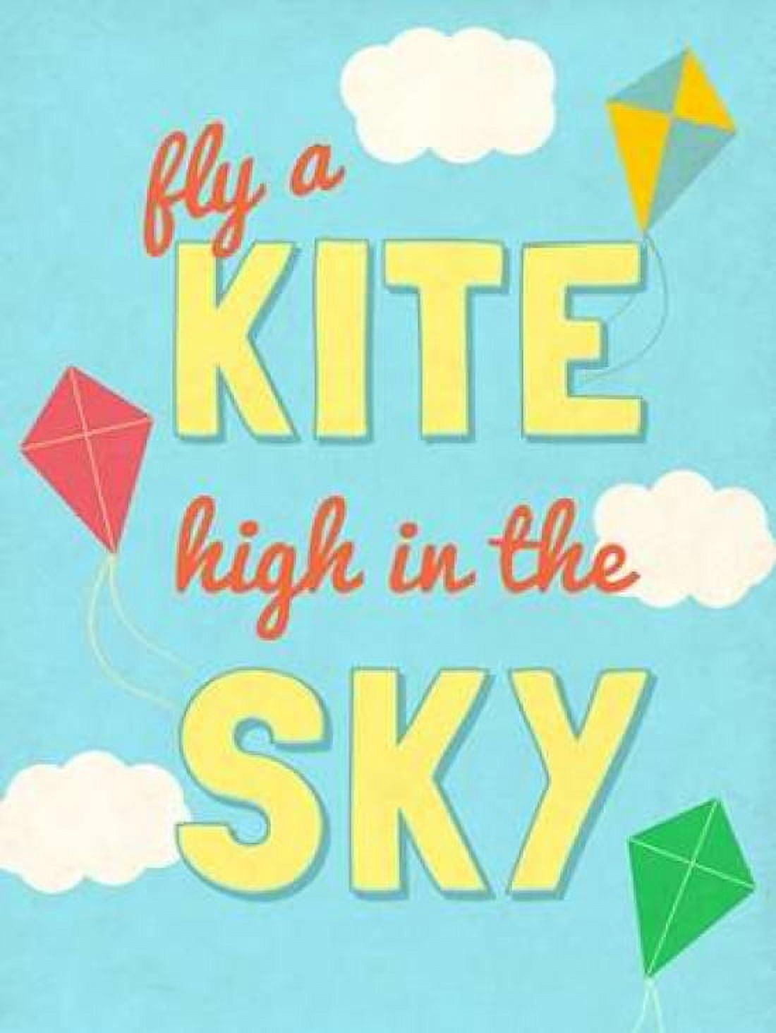 Fly a Kite Canvas Art - SD Graphics (18 x 24)