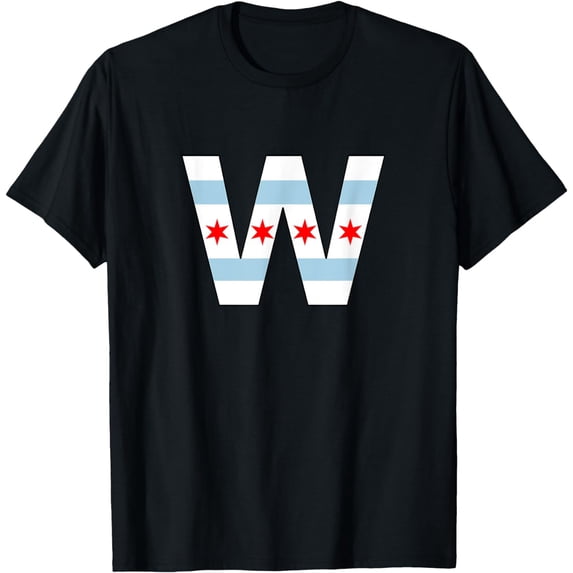 Fly the "W" Chicago City Flag - T-shirt T-Shirt