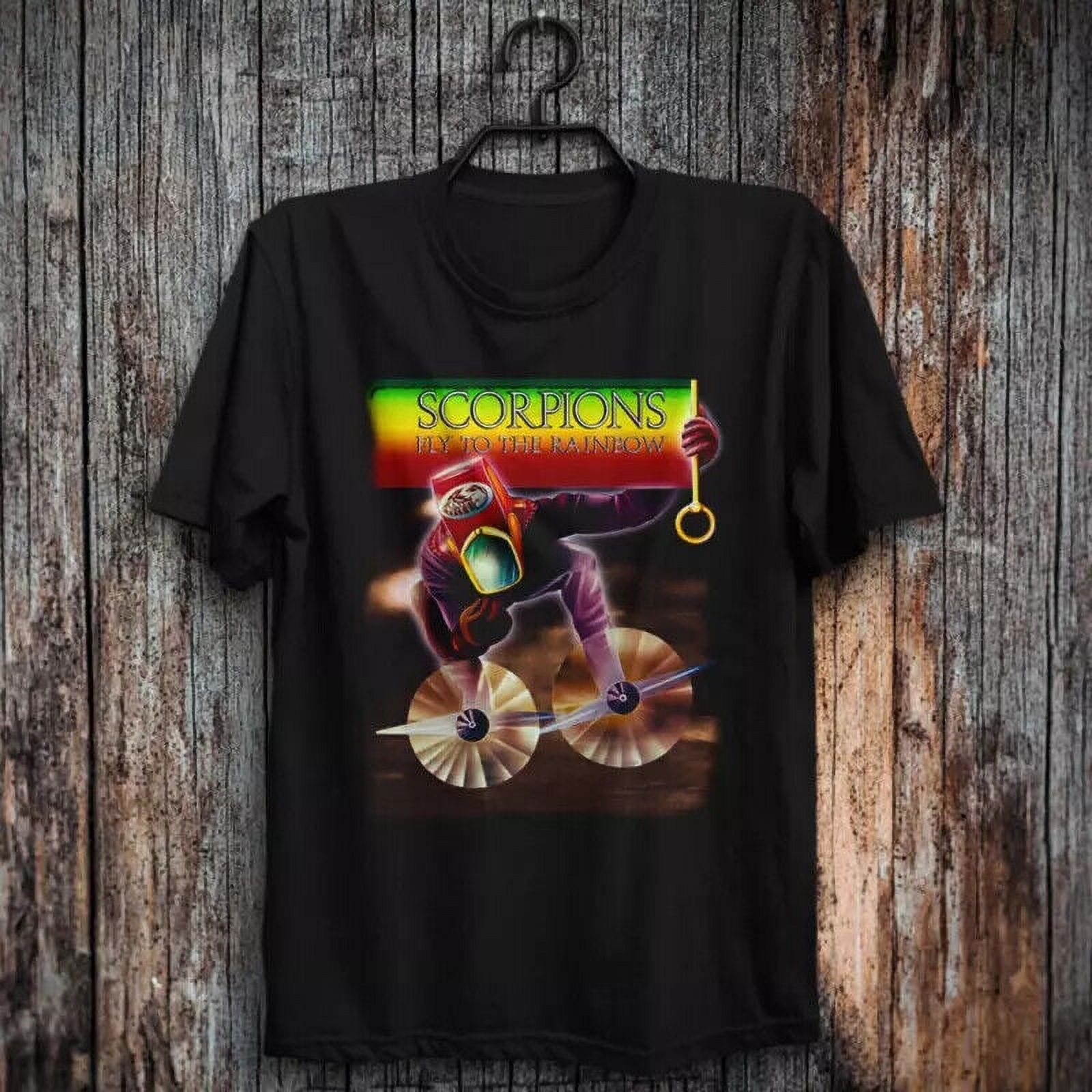 Fly to Rainbow Album by Scorpions TShirt Klaus Meine Matthias Jabs
