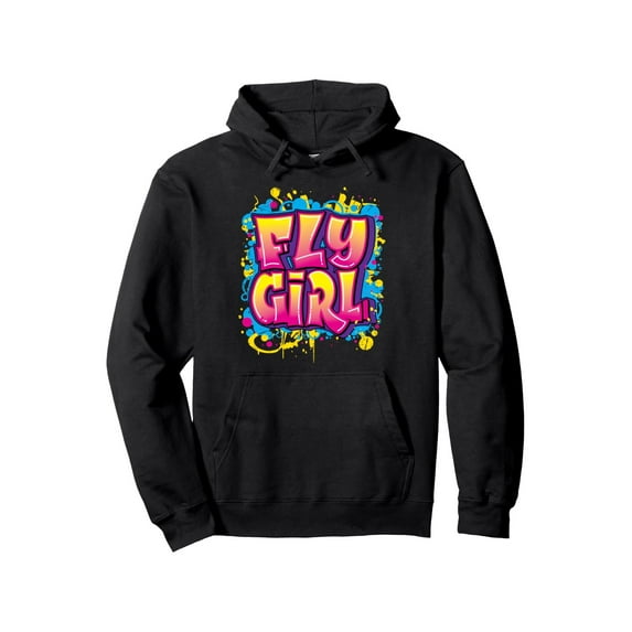 Fly women 80s 90s Hip Hop Rap R&B Music Lover Pullover Hoodie