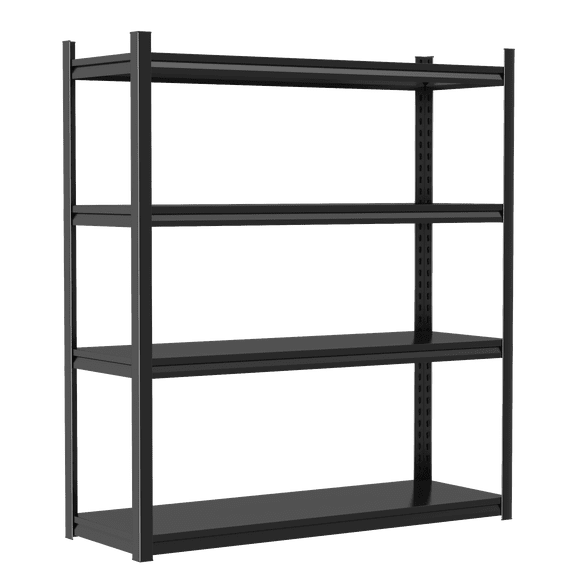 FlyDzrewt 40“W Black Shoe Rack Adjustable Shoe Storage Organizer, Heavy Duty Metal Shoe Shelving, 2000lb Capacity, Upgraded Reinforced Double-Layer Columns, 4 Tier Shoe Shelf for Closet Entryway