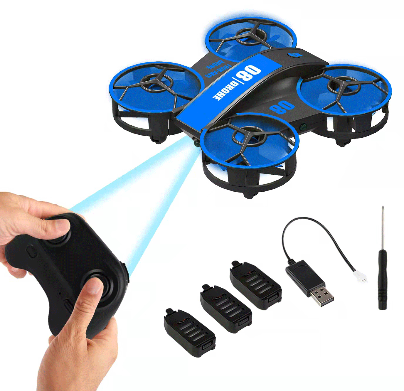 FlyNova Flying Toy, Hand Operated Drones for Kids or Adults Flying