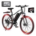 thumbnail image 1 of FlyORO 26in Electric Bike for Adults,500W Mountain Electric Bicycle with 13Ah Removable Battery,Front Damping System,Black, 1 of 7