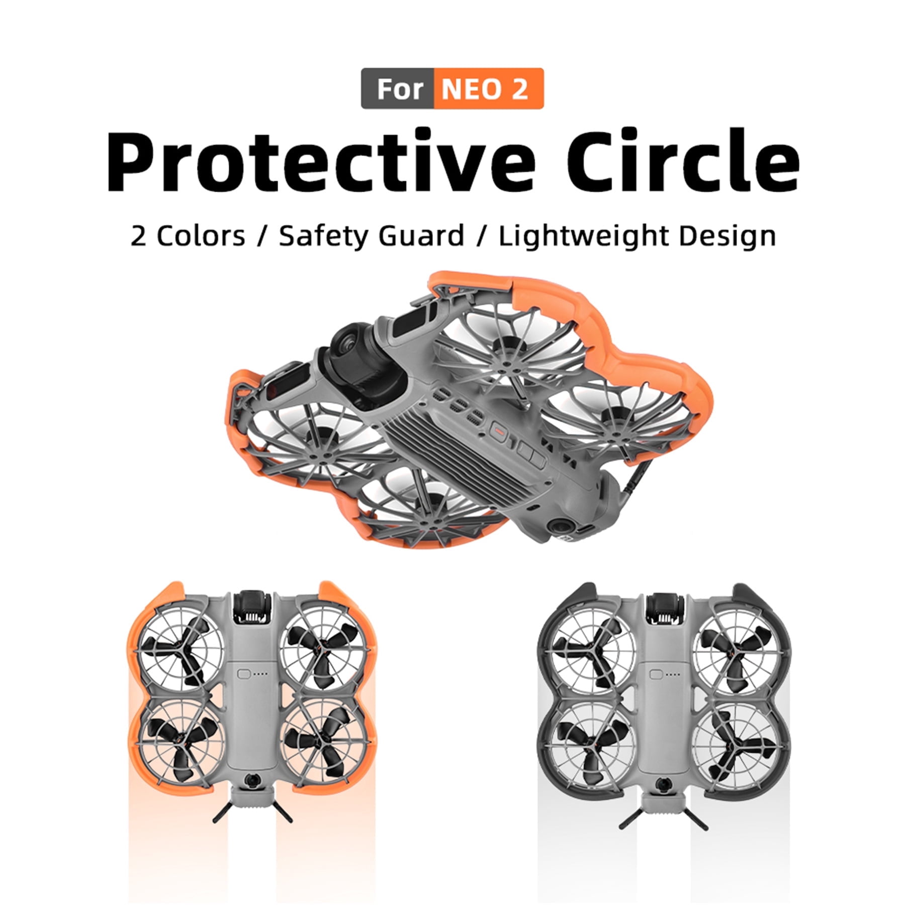 FlySimple Propeller Guard Bumper Strip for DJI Neo 2 Anti-collision ...