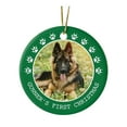 Flybaeast Hangs Interesting Animal Christmas Round Hanging Souvenir
