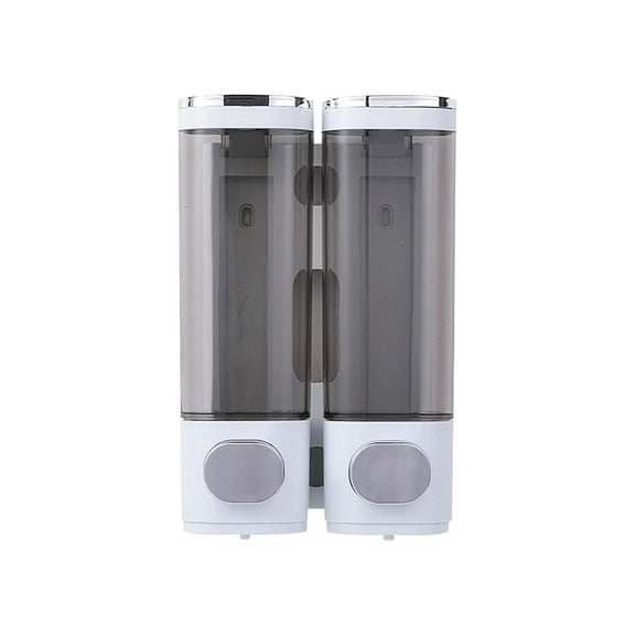Flybaeast Shower Soap Dispenser Shampoo and Conditioner Dispenser 2 No Drill Wall Mounted Shampoo Dispenser for Shower Wall Mounted Shower Dispenser for Bathroom Hotel Large Capacity