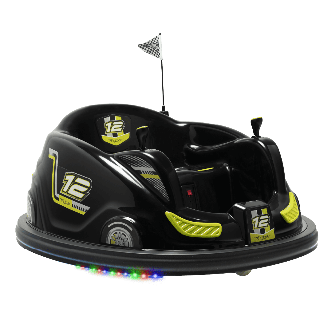 Flybar 12V Bumper Car XL, Battery Powered Ride on for Boys and Girls