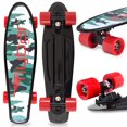 thumbnail image 1 of Flybar 22 inch Plastic Cruiser Skateboard, Non-Slip Deck, Boys and Girls Ages 6+ and up, Black, 1 of 2