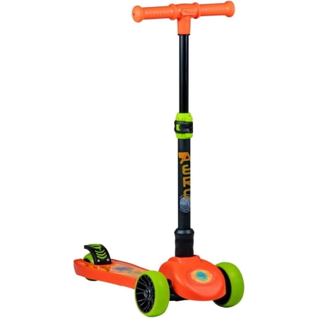 Flybar - Aero 3 LED wheel kick scooter - Orange Flame