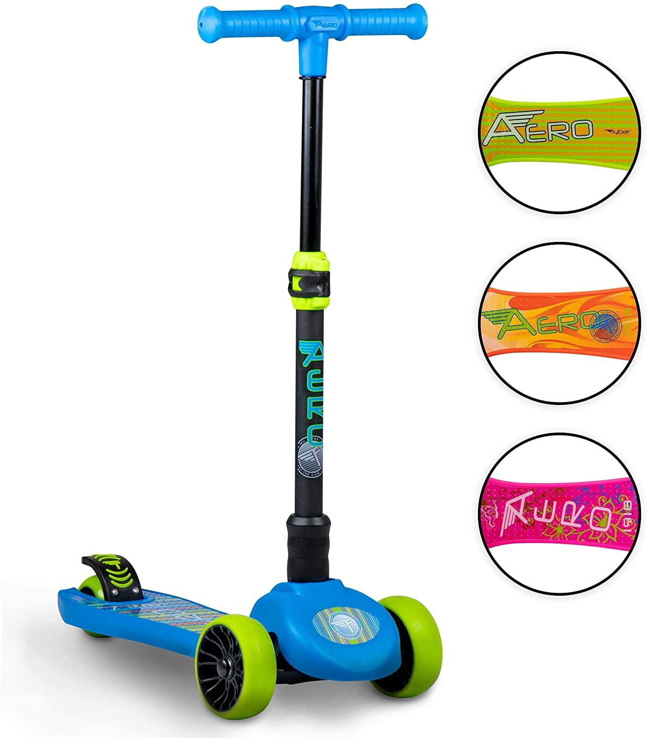 Buy Blue Color Ride on and Scooters Aero Magic Swing Cars for Kids