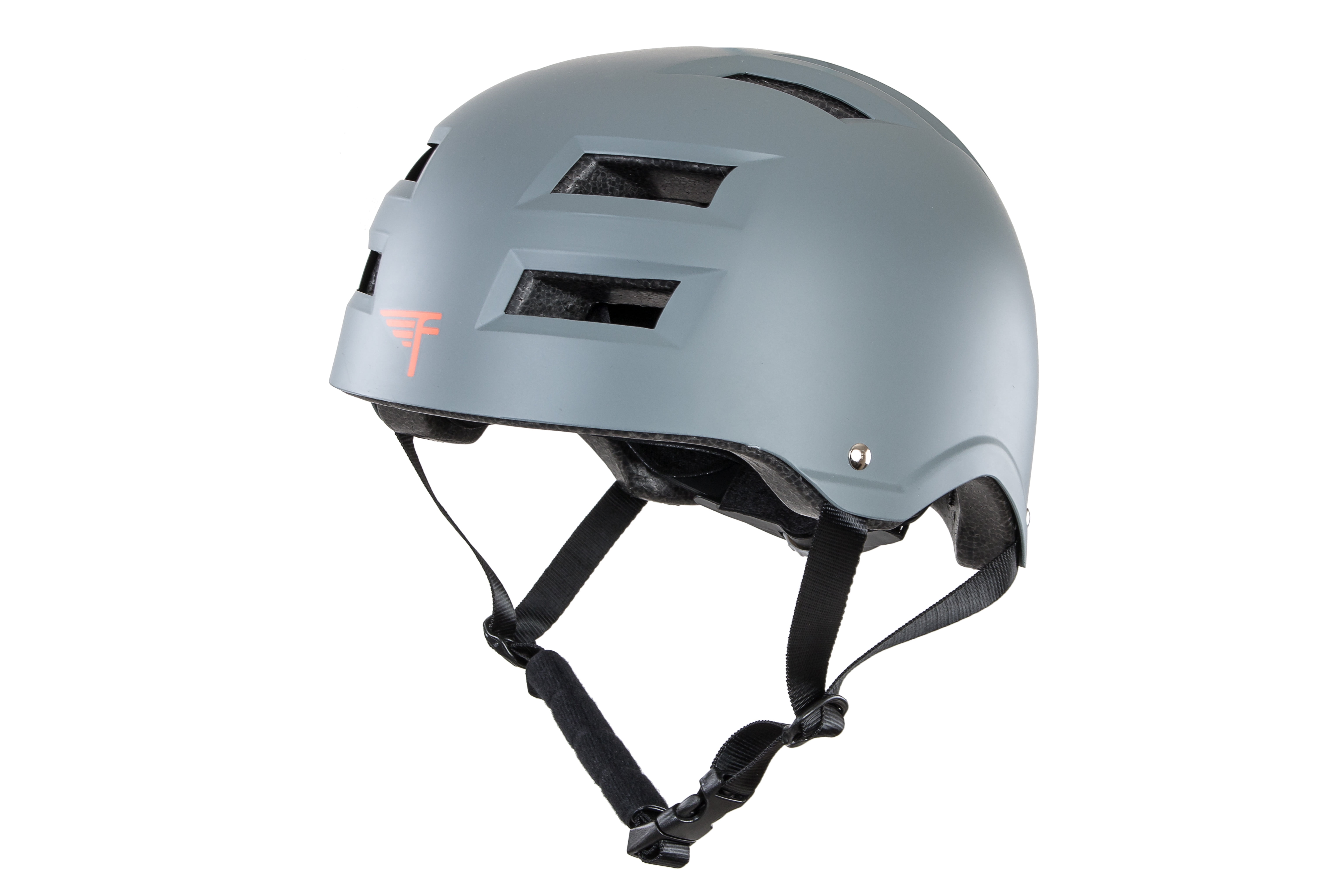 Flybar Certified Multi Sport Helmets For Skateboarding, Bicycling, Roller Blading, Longboarding & Pogoing - Grey - S/M