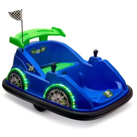 Flybar FunPark 6 V Powered Ride-On Toy Bumper Car with Flashing LED Lights