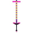 thumbnail image 1 of Flybar Jolt Pogo Stick for Kids, Perfect for Beginners w/ Foam-Covered Metal Frame, Handles & Padding, Non-Slip Foot Pads, Wide Tip, Outdoor Active Play Toy for Boys & Girls, Ages 6+, Rainbow, 1 of 6