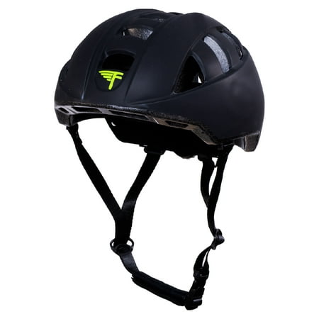 Flybar Junior Multi-Sport Adjustable Helmet, Biking and Skateboarding, Boys and Girls, Ages 3 to 14, Large, Black