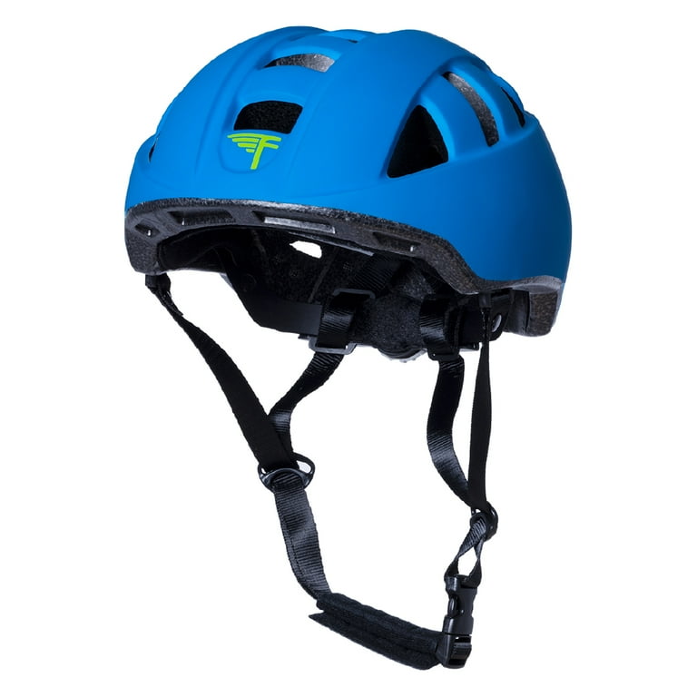 Flybar Junior Multi Sport Adjustable Helmet Biking and Skateboarding Boys and Girls Ages 3 to 14 Small Blue