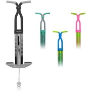 Flybar Master Pogo Stick for Boys and Girls Age 9 and Up, 80 to 160 Lbs., Black/Silver