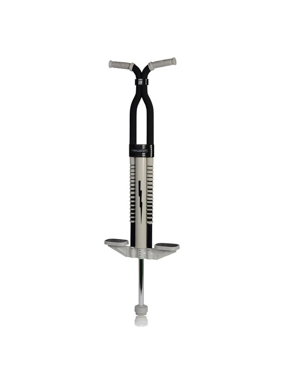 Flybar Master Pogo Stick for Boys and Girls Age 9 and Up, 80 to 160 Lbs., Black/Silver