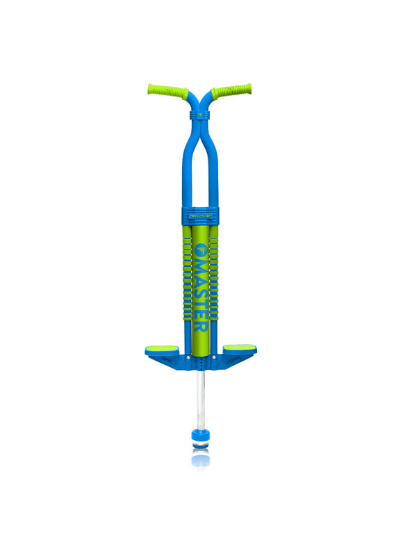 Flybar Master Pogo Stick for Boys and Girls Age 9 and Up, 80 to 160 Lbs, Blue/Green