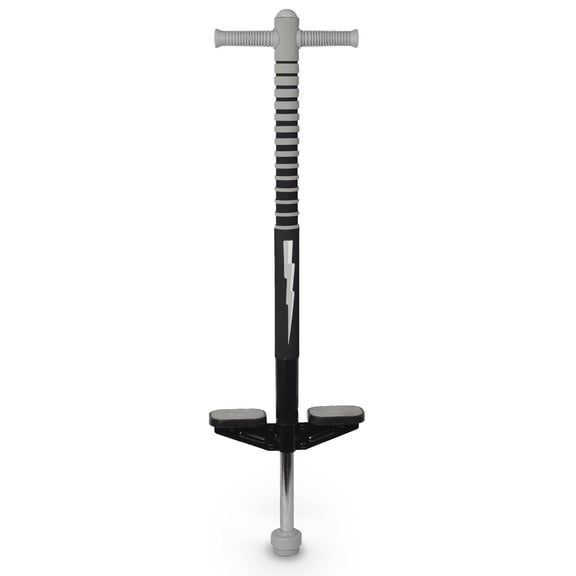 Flybar Maverick 2.0 Foam Pogo Stick for Kids Ages 5+, 40 to 80 lbs, Outdoor Kids Toys, Black/Silver