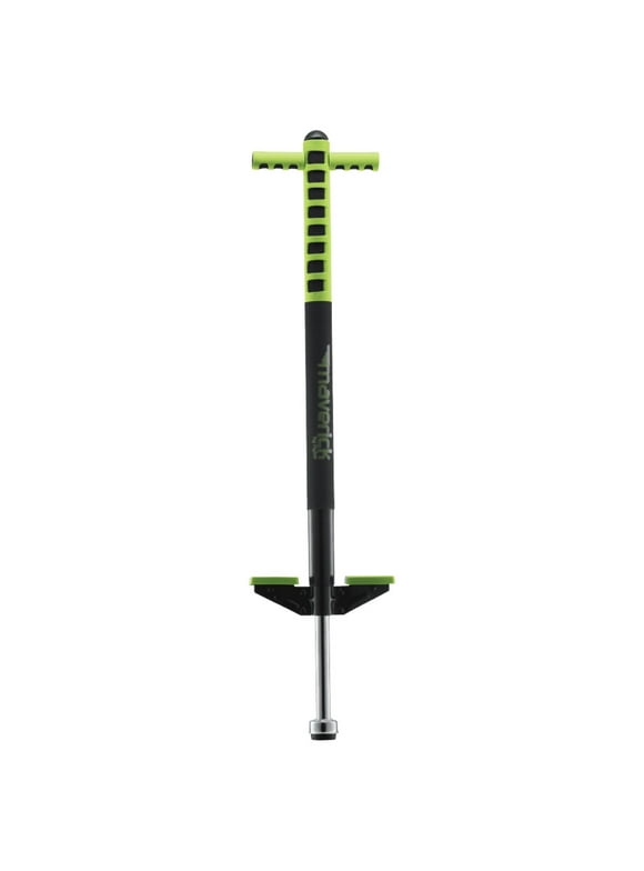 Flybar Maverick Pogo Stick for Kids Ages 5+, 40 to 80 lbs, Outdoor Toys, Outside Toys for Kids, Green