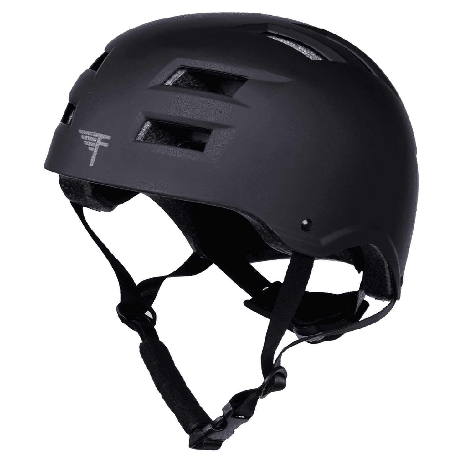 Flybar Certified Multi Sport Helmets For Skateboarding, Bicycling, Roller Blading, Longboarding & Pogoing - Black - S/M