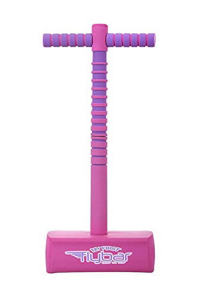 Flybar My First Jump and Squeak Pogo Stick Pink for Girls Ages 3
